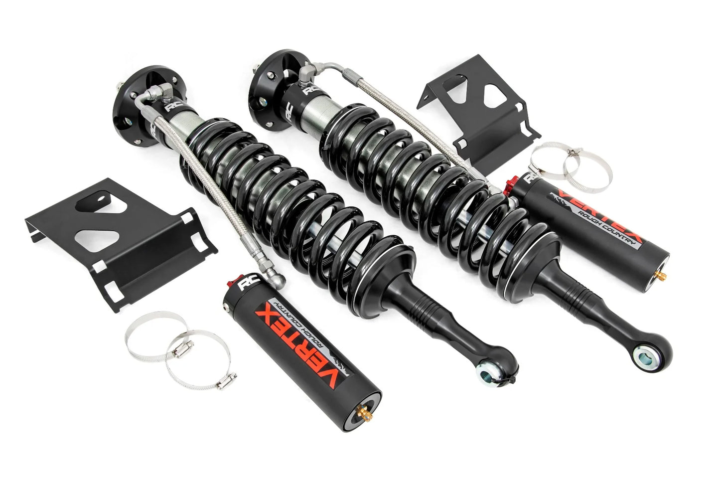 ROUGH COUNTRY Vertex 2.5 Adjustable Coilovers Front | 3" | Toyota Tacoma 2WD/4WD (05-23)