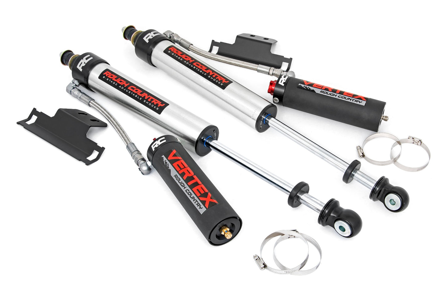ROUGH COUNTRY Vertex 2.5 Adjustable Rear Shocks 6-7" | Toyota Tacoma 2WD/4WD (2005-2023)