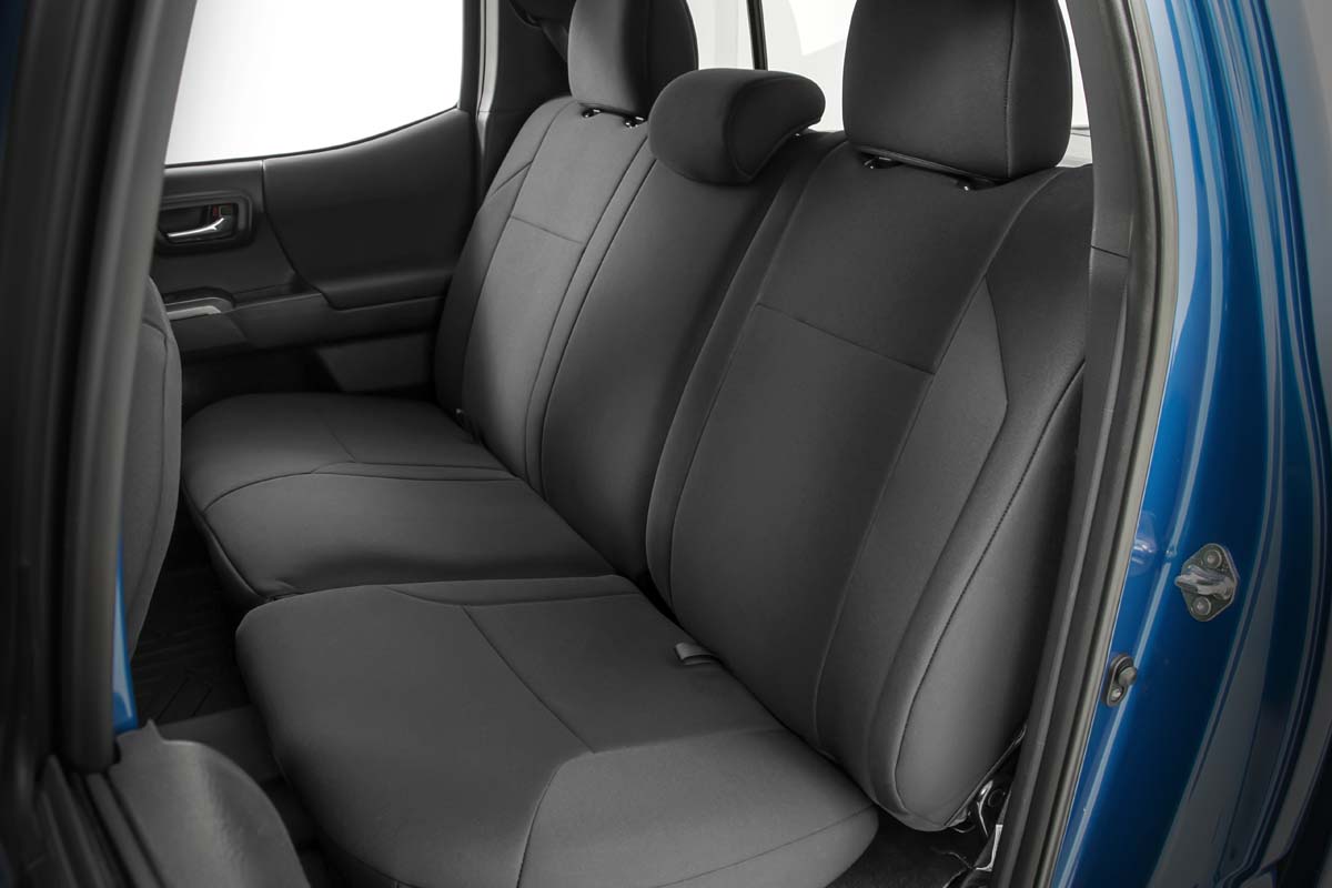 ROUGH COUNTRY 1st & 2nd Row Seat Covers Toyota Tacoma 2WD/4WD (2016-2023)
