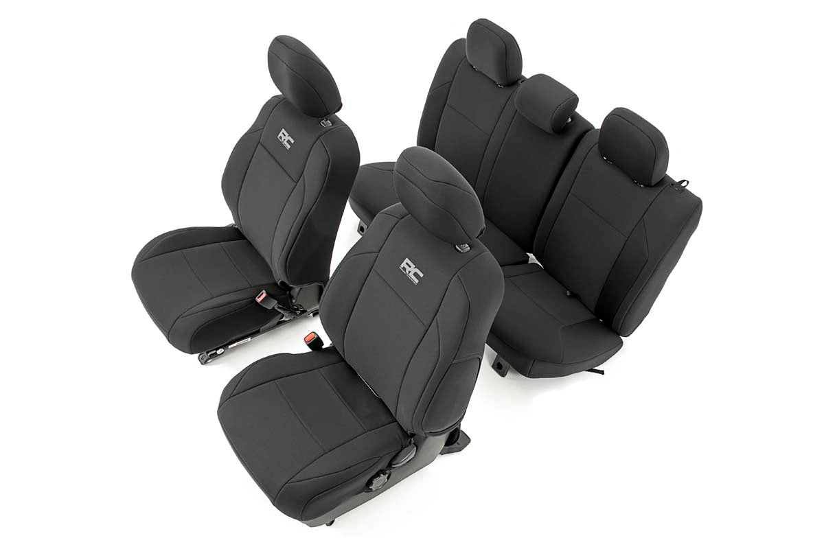 ROUGH COUNTRY 1st & 2nd Row Seat Covers Toyota Tacoma 2WD/4WD (2016-2023)