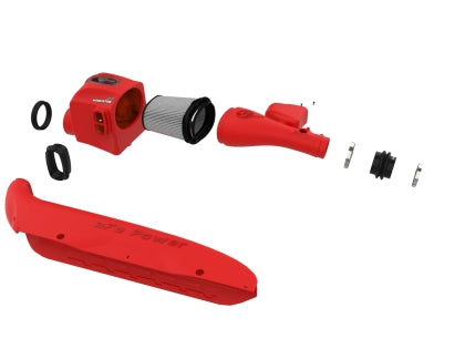 Momentum GT Cold Air Intake System Red w/ Pro DRY S Filter