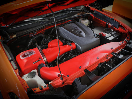 Momentum GT Cold Air Intake System Red w/ Pro DRY S Filter