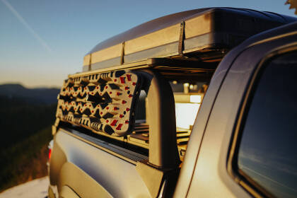 ARB 16-23 Toyota Tacoma Bed Rack - Black Aluminum **FITS 5FT BED ONLY**